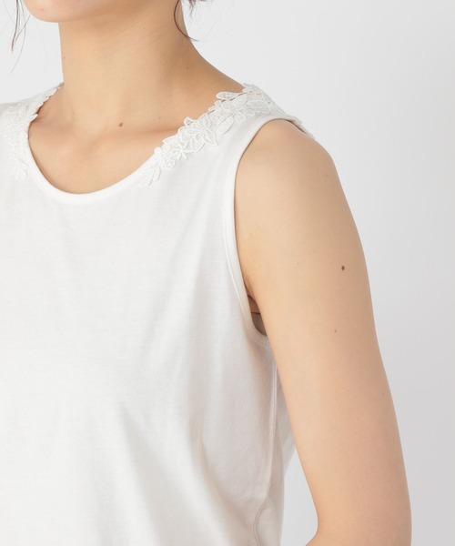 タンクトップ　アイボリー　新品　フォロー割-200円 タンクトップ アイボリー F 新品 フォロー割-200円 タンクトップ