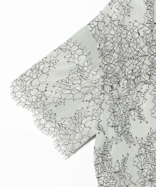 Ray BEAMS(レイビームス)の「コードレース レイヤー シャツ(シャツ/ブラウス・レディース・ブルー/イエロー・ONE SIZE)」の19枚目の写真