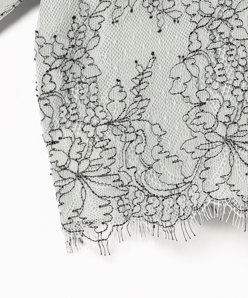 Ray BEAMS(レイビームス)の「コードレース レイヤー シャツ(シャツ/ブラウス・レディース・ブルー/イエロー・ONE SIZE)」の20枚目の写真