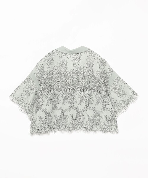 Ray BEAMS(レイビームス)の「コードレース レイヤー シャツ(シャツ/ブラウス・レディース・ブルー/イエロー・ONE SIZE)」の21枚目の写真