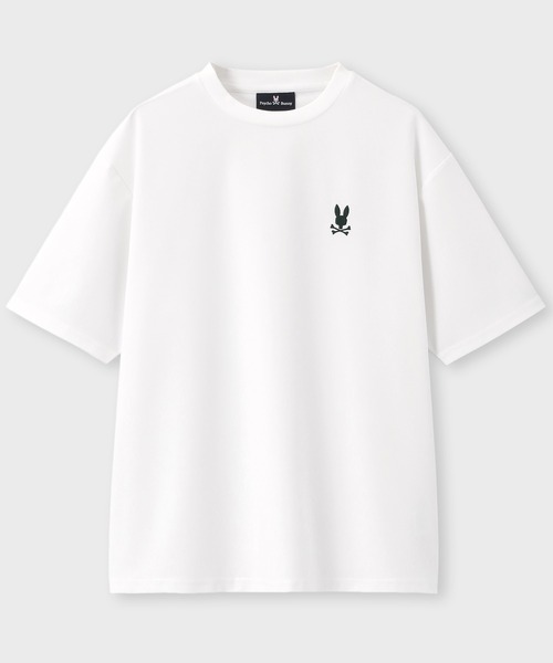 Psycho Bunny（サイコバニー）の「＆WARPスーティングジャージー リラックスTシャツ（Tシャツ/カットソー・メンズ・ブラック/ライトグレー/ホワイト・SMALL/MEDIUM/LARGE/X-LARGE）」の13枚目の写真