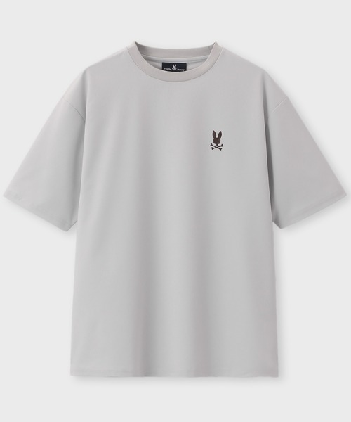 Psycho Bunny（サイコバニー）の「＆WARPスーティングジャージー リラックスTシャツ（Tシャツ/カットソー・メンズ・ブラック/ライトグレー/ホワイト・SMALL/MEDIUM/LARGE/X-LARGE）」の9枚目の写真