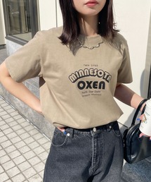 ロゴデザインミックスTEEシャツ