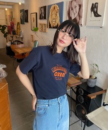 ロゴデザインミックスTEEシャツ