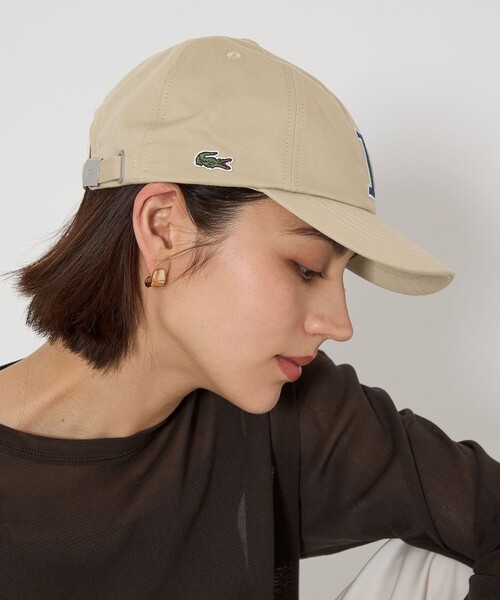 新品 未使用 LACOSTE ラコステ キャップ 帽子 ベージュ セール】＜LACOSTE＞L キャップ / CAP（キャップ）｜LACOSTE