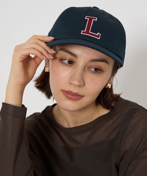 LACOSTE（ラコステ）の「＜LACOSTE＞L キャップ / CAP（キャップ・レディース・ネイビー/ベージュ・FREE）」の2枚目の写真