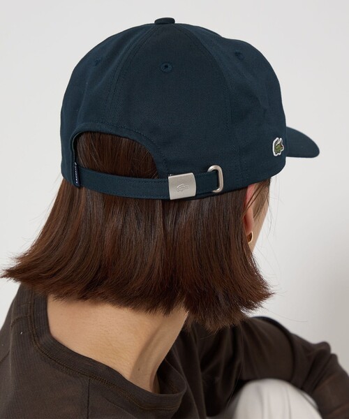 LACOSTE（ラコステ）の「＜LACOSTE＞L キャップ / CAP（キャップ・レディース・ネイビー/ベージュ・FREE）」の4枚目の写真