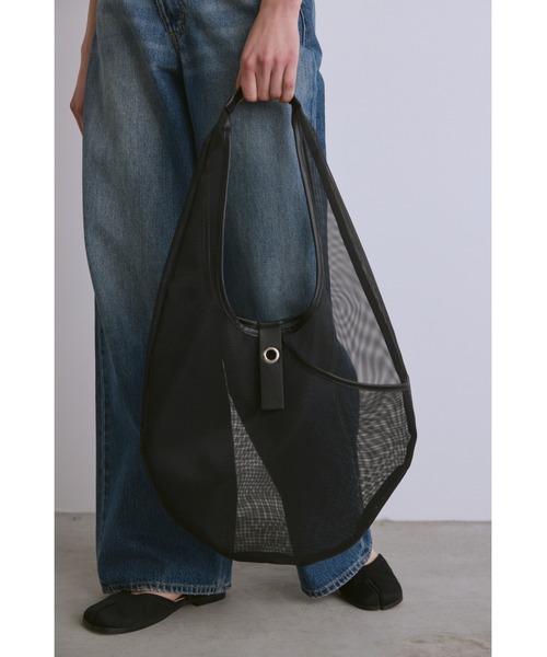 un/neu(アンノイ)の「シアーメッシュラウンドバッグ / シースルートート(トートバッグ・レディース・ブラック/ブルー・FREE)」の12枚目の写真