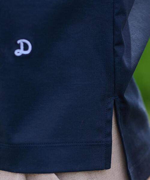 DRESSTERIOR（ドレステリア）の「【接触冷感/抗菌防臭/消臭】アイスクリアコットンフレンチ（Tシャツ/カットソー・レディース・ライトイエロー系/ホワイト/ネイビー/ブラウン系その他・38/36/34）」の19枚目の写真