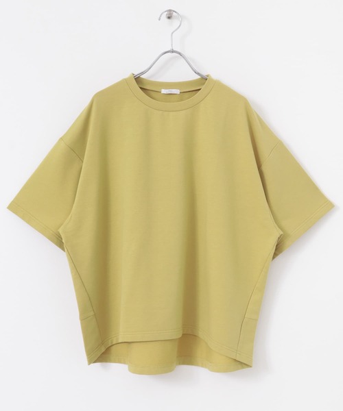 ITEMS URBANRESEARCH(アイテムズ アーバンリサーチ)の「ビッグシルエットハンソデTシャツ(Tシャツ/カットソー・レディース・ホワイト系その他/ブラウン/イエロー・FREE)」の19枚目の写真