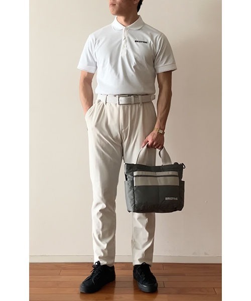 BRIEFING（ブリーフィング）の「MEN’S TOUR POLO（ポロシャツ・メンズ・ホワイト/ネイビー/ブラック・L/M）」の4枚目の写真