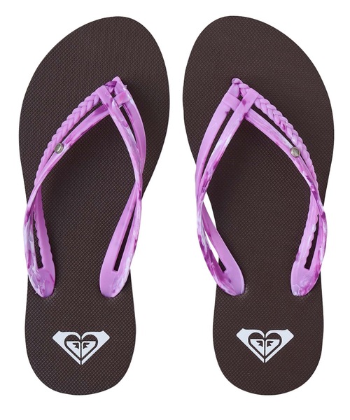 ROXY（ロキシー）の「IN THE SUN /ロキシービーチサンダル（サンダル・レディース・グリーン/ブラウン/コーラル/ブラック・SMALL/MEDIUM/LARGE）」の2枚目の写真
