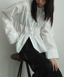 Sawa a la mode | ビスチェ風ブロードシャーリングシャツ(シャツ/ブラウス)