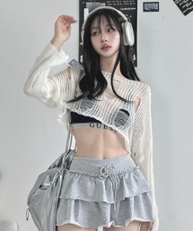 Lae（レイ）の「シースルーデザインニット（ニット/セーター）」
