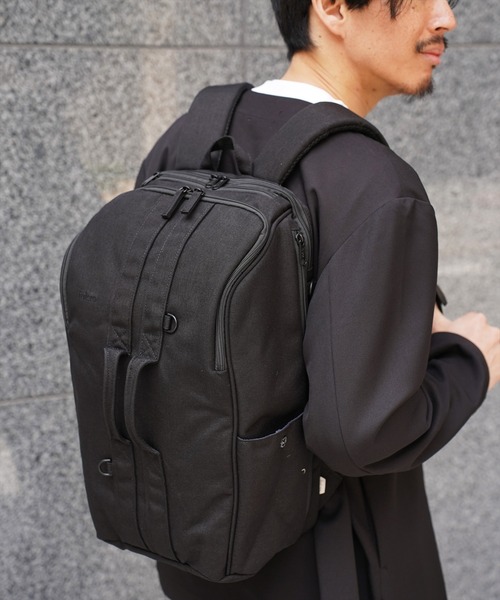 BAYBLO(ベイブロ)の「(LF)【:: fulcro 】【Double】10ポケット/16L PC収納 バックパック(バックパック/リュック・メンズ・ブラック・ONE SIZE)」の1枚目の写真