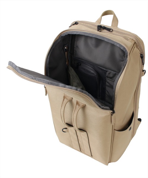 BAYBLO(ベイブロ)の「(LF)【:: fulcro 】【Double】10ポケット/16L PC収納 バックパック(バックパック/リュック・メンズ・ブラック・ONE SIZE)」の4枚目の写真