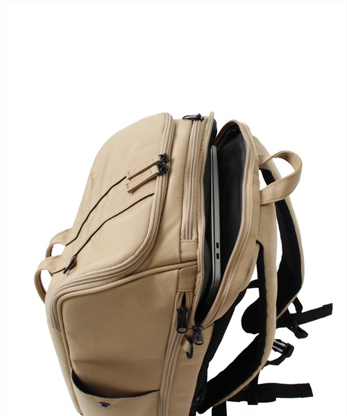 BAYBLO(ベイブロ)の「(LF)【:: fulcro 】【Double】10ポケット/16L PC収納 バックパック(バックパック/リュック・メンズ・ブラック・ONE SIZE)」の6枚目の写真