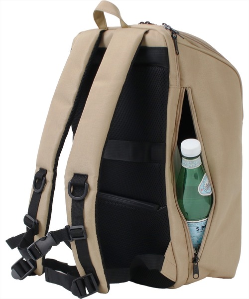 BAYBLO(ベイブロ)の「(LF)【:: fulcro 】【Double】10ポケット/16L PC収納 バックパック(バックパック/リュック・メンズ・ブラック・ONE SIZE)」の2枚目の写真