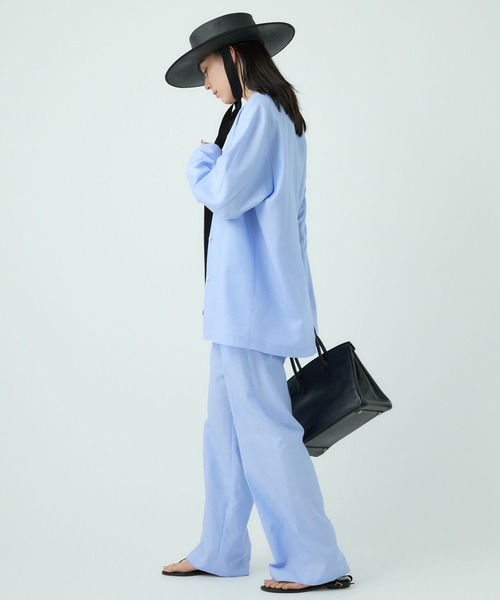Chaos（カオス）の「Chaos(カオス)/パジャマケット ◆セットアップ可◆（テーラードジャケット・レディース・ベージュ/サックスブルー・FREE）」の16枚目の写真
