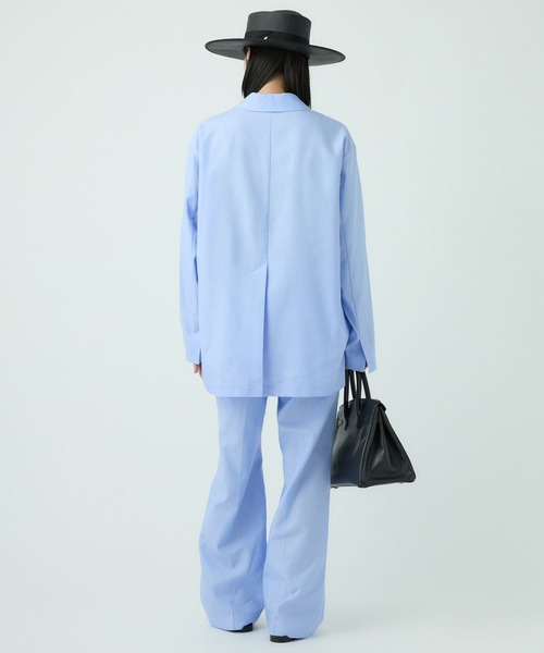 Chaos（カオス）の「Chaos(カオス)/パジャマケット ◆セットアップ可◆（テーラードジャケット・レディース・ベージュ/サックスブルー・FREE）」の17枚目の写真