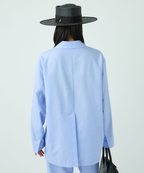 Chaos（カオス）の「Chaos(カオス)/パジャマケット ◆セットアップ可◆（テーラードジャケット・レディース・ベージュ/サックスブルー・FREE）」の21枚目の写真