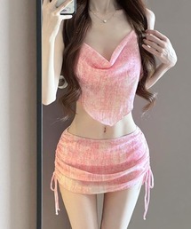 gossip！ロサンゼルス（ゴシップロサンゼルス）の「ドレープデザイン セパレートスイムウェア（水着）」
