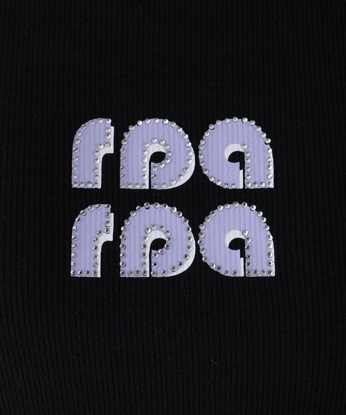 repipi armario（レピピ アルマリオ）の「ロゴラインストーンタンクトップ（タンクトップ・キッズ・サックスブルー/ホワイト/ブラック・SMALL/MEDIUM/LARGE）」の8枚目の写真