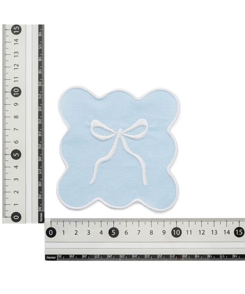 Francfranc（フランフラン）の「刺繍リボン コースター ブルー（ランチョンマット/テーブルウェア・レディース・ブルー・FREE）」の5枚目の写真