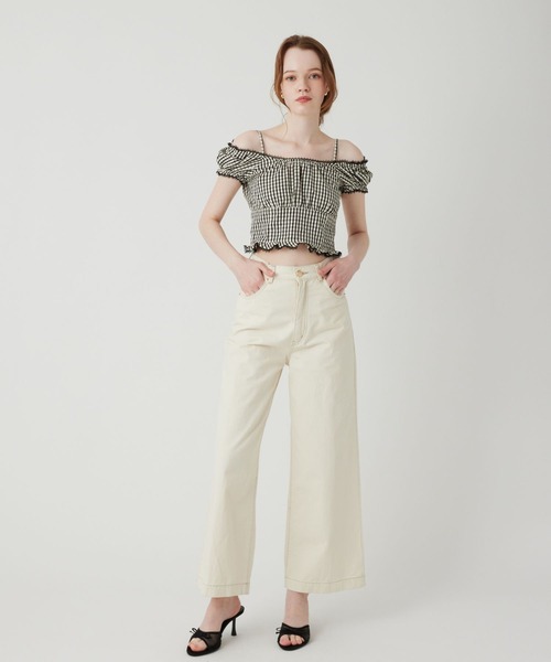 DEICY（デイシー）の「ギンガムチェックブラウス（シャツ/ブラウス・レディース・ブラウン/ブラック/ピンク・FREE）」の10枚目の写真