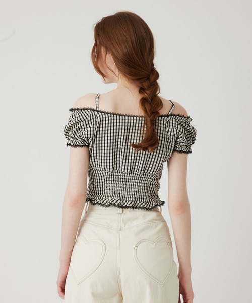DEICY（デイシー）の「ギンガムチェックブラウス（シャツ/ブラウス・レディース・ブラウン/ブラック/ピンク・FREE）」の22枚目の写真