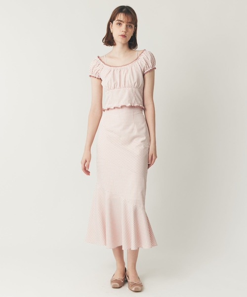 DEICY（デイシー）の「ギンガムチェックブラウス（シャツ/ブラウス・レディース・ブラウン/ブラック/ピンク・FREE）」の17枚目の写真