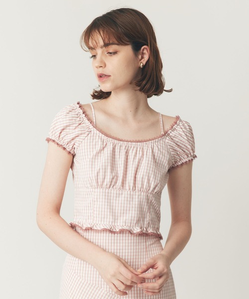 deicy - とらさま専用⭐︎最終お値下げ⭐︎deicy シアーコンビパフカットブラウス deicy - とらさま専用⭐︎最終お値下げ⭐︎deicy シアーコンビ