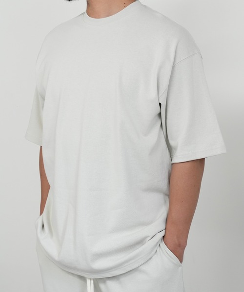 BASIS(ベイシス)の「SANDER LAND 9.1ozマグナムウェイト 無地 ビッグシルエット 半袖Tシャツ(Tシャツ/カットソー・メンズ・ブラック/グレー/セージグリーン・MEDIUM/LARGE/X-LARGE)」の5枚目の写真