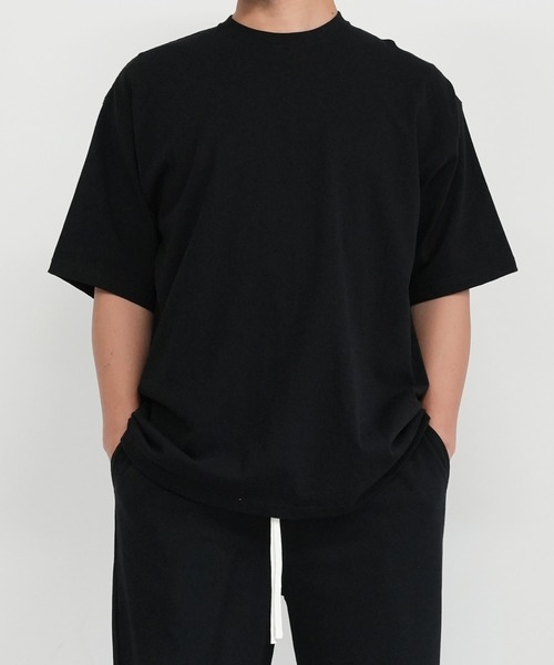 BASIS(ベイシス)の「SANDER LAND 9.1ozマグナムウェイト 無地 ビッグシルエット 半袖Tシャツ(Tシャツ/カットソー・メンズ・ブラック/グレー/セージグリーン・MEDIUM/LARGE/X-LARGE)」の10枚目の写真