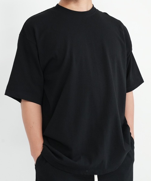 BASIS(ベイシス)の「SANDER LAND 9.1ozマグナムウェイト 無地 ビッグシルエット 半袖Tシャツ(Tシャツ/カットソー・メンズ・ブラック/グレー/セージグリーン・MEDIUM/LARGE/X-LARGE)」の12枚目の写真