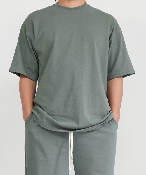 BASIS(ベイシス)の「SANDER LAND 9.1ozマグナムウェイト 無地 ビッグシルエット 半袖Tシャツ(Tシャツ/カットソー・メンズ・ブラック/グレー/セージグリーン・MEDIUM/LARGE/X-LARGE)」の15枚目の写真