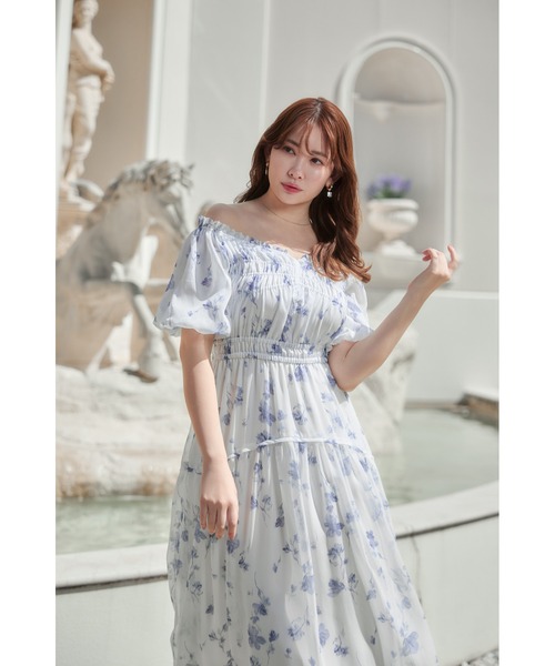 ワンピース Her lip to belle jardin chiffon dress Belle Jardin Chiffon Dress（ワンピース）｜Her lip to（ハーリップ