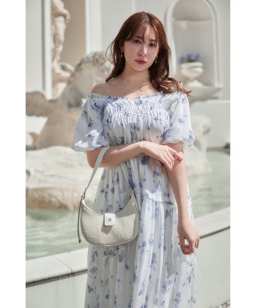 ワンピース herlipto Belle Jardin Chiffon Dress Belle Jardin Chiffon Dress