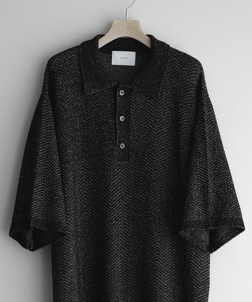 remer ルーズデュアルヤーンドライポロ ブラック Sサイズ loose dual yarn dry polo / ルーズデュアルヤーンドライポロ