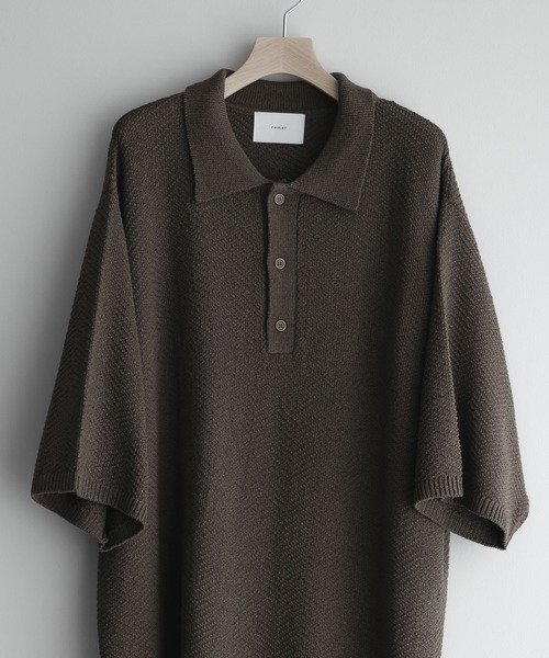 loose dual yarn dry polo / ルーズデュアルヤーンドライポロ