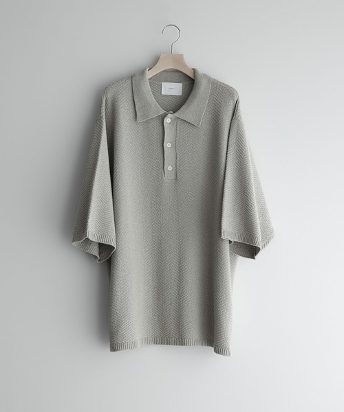 て*ぁ様 loose dual yarn dry polo ルーズデュアルヤーン loose dual yarn dry polo / ルーズデュアルヤーンドライポロ