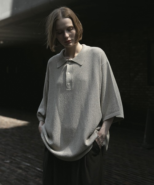 loose dual yarn dry polo ルーズデュアルヤーンドライポロ loose dual yarn dry polo / ルーズデュアルヤーンドライポロ