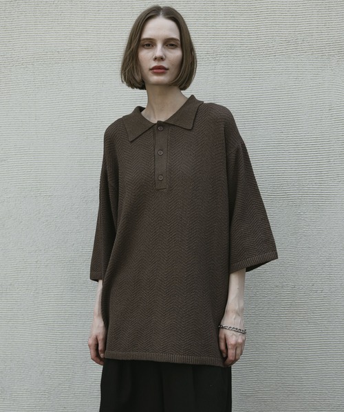 loose dual yarn dry polo ルーズデュアルヤーン loose dual yarn dry polo / ルーズデュアルヤーンドライポロ