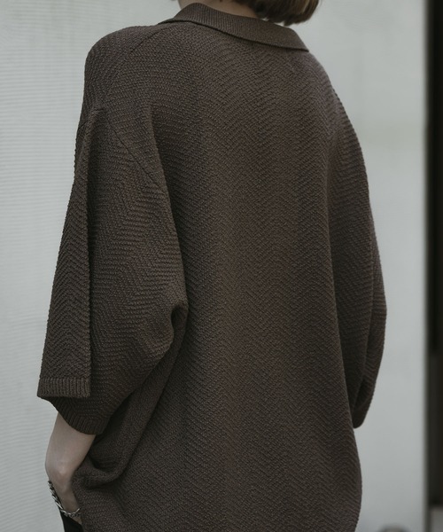 loose dual yarn dry polo / ルーズデュアルヤーンドライポロ