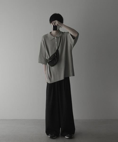 トップス remer loose dual yarn dry polo loose dual yarn dry polo / ルーズデュアルヤーンドライポロ