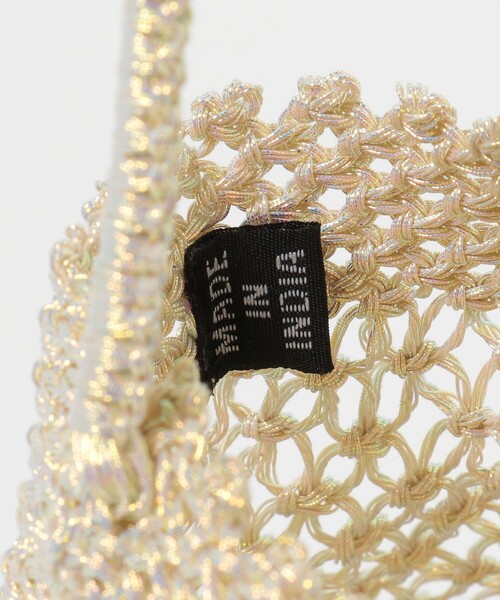 Steven Alan（スティーブンアラン）の「＜The Bagmati＞METALIC TOTE BAG S/バッグ（かごバッグ・レディース・その他/ブラック・FREE）」の10枚目の写真