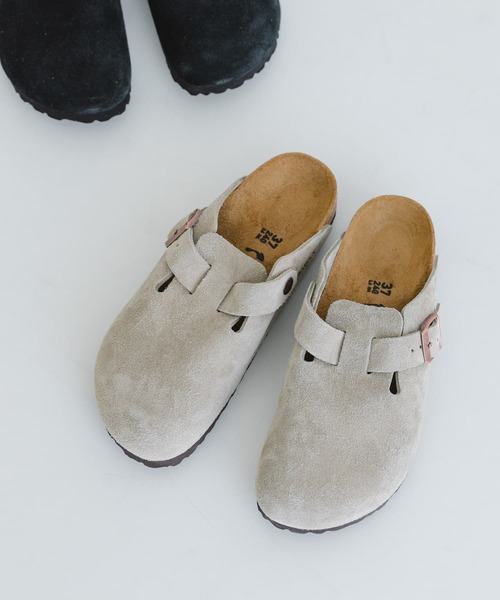 BIRKENSTOCK(ビルケンシュトック)の「BIRKENSTOCK Boston LEVE(サンダル・レディース・ベージュ・36/37/38)」の1枚目の写真