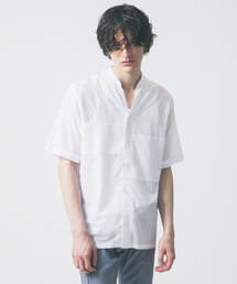 シャツ　5351 オーバーサイズインク風ブランドロゴバックプリントTシャツ