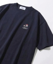 MRU（エムアールユー）の「2026SS MRU/エムアールユー オーバーサイズ アニマル/髭おじさん/ハンバーガー ワンポイント刺繍 半袖Tシャツ レディース メンズ（Tシャツ/カットソー）」