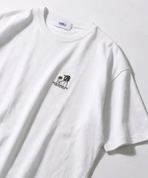 2026SS MRU/エムアールユー オーバーサイズ アニマル/髭おじさん/ハンバーガー ワンポイント刺繍 半袖Tシャツ レディース メンズ